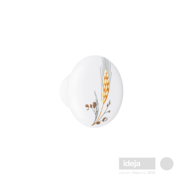 Ručkica gumb keramika pšenica