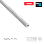 Kanalica Cablefix / 5x5mm samoljepljiva savitljiva / bijela / 4m