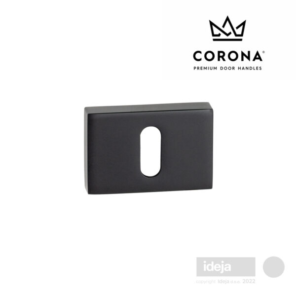 Rozeta-Corona-kvadratna-crna-kljuc