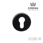 Rozeta-Corona-okrugla-crna-cilindar
