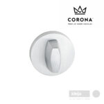 Rozeta-Corona-okrugla-krom-mat-WC