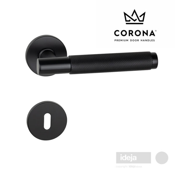 Kvaka-Corona-Time-crna-okrugla-rozeta-kljuc