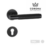 Kvaka-Corona-Time-crna-okrugla-rozeta-cilindar
