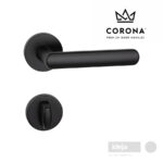 Kvaka-Corona-Icona-R-crna-okrugla-rozeta-WC