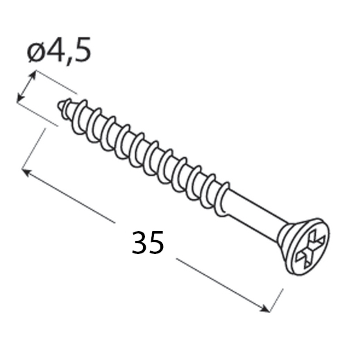 Wood-screw-black-4.5x35-sketch