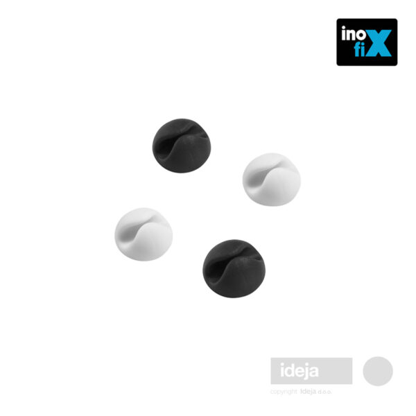 Inofix-jednostruki-mali-držač-za-kablove-crno-bijeli-7100-1-naslovna